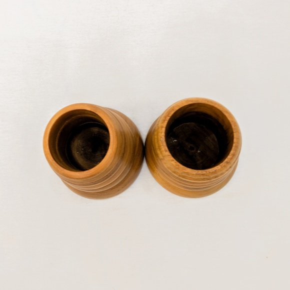 Wooden candle sticks - Picture 2 of 3